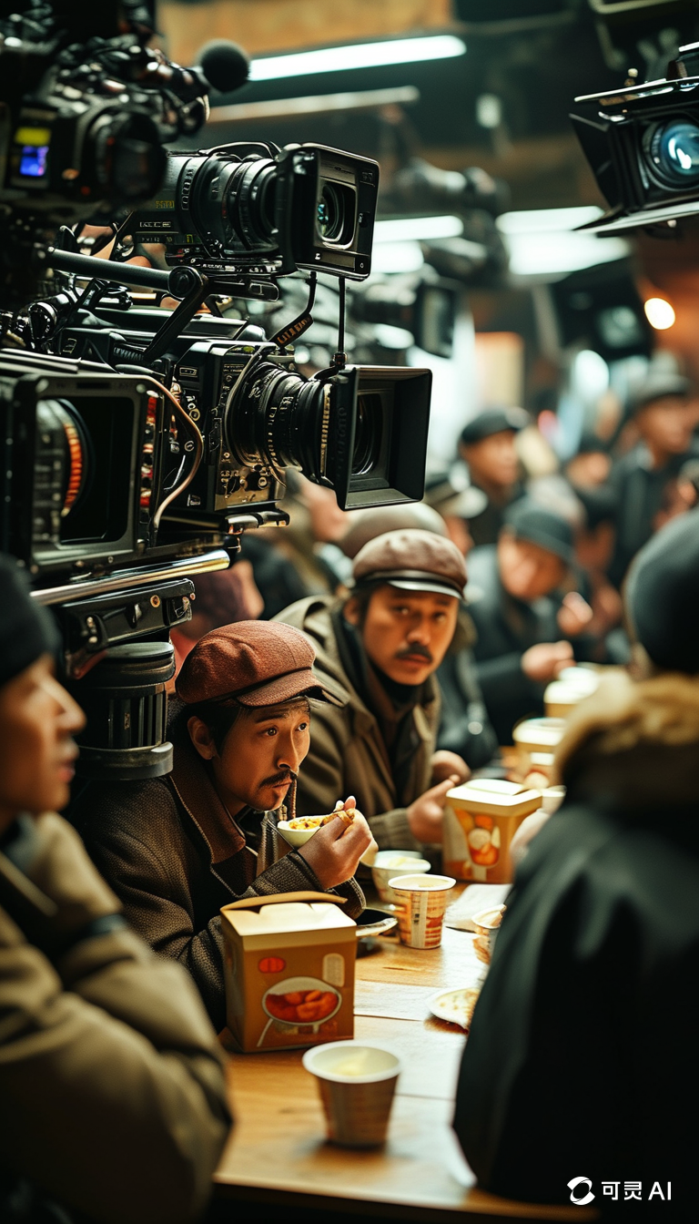 1721117705.png 1_电影拍摄现场_有很多摄像机_有导演_有群众演员_正在吃盒饭.png